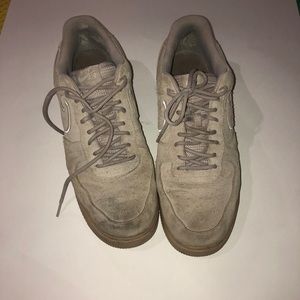 Nike Air Force One Light Grey and White